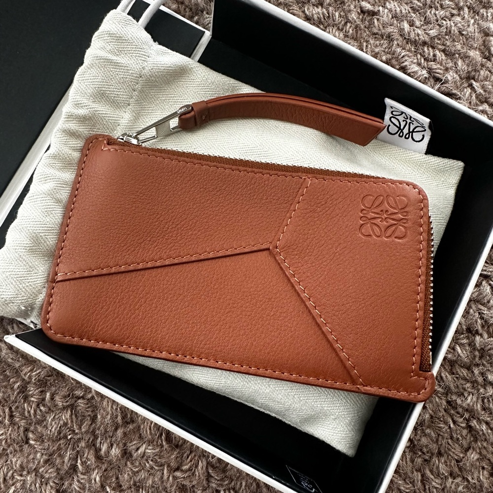 Loewe puzzle edge coin cardholder